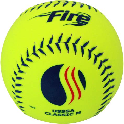 USSSA Classic M Slowpitch Softballs - 1 Dozen - Baden Sports