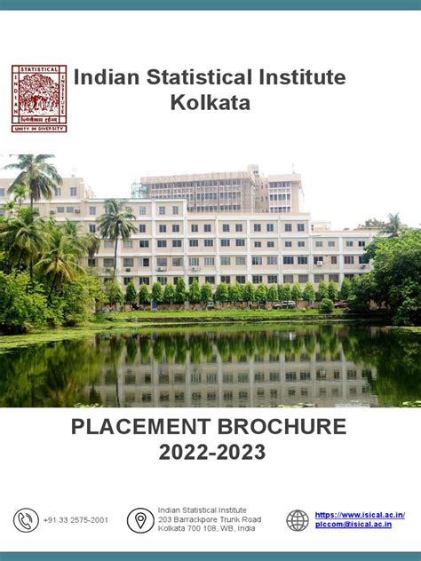 ISI Placement Brochure 2022-23 | PDF | Science