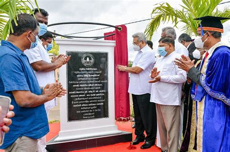 University of Vavuniya declared open under President’s patronage