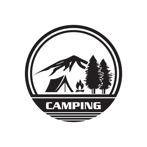 camping logo , adventure logo vector 5371433 Vector Art at Vecteezy