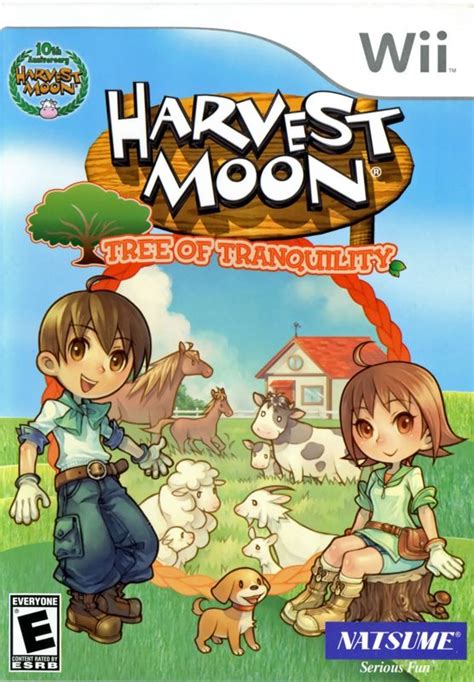 Harvest Moon: Tree of Tranquility (2008) Wii box cover art - MobyGames