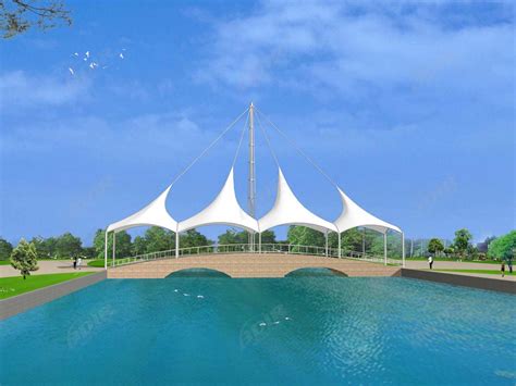 Bridge Tensile Membrane Structures - Tensile Fabric Structures for Bridge