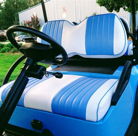 Golf Cart Seat Cover - Styles, Fabrics, Custom and Do It Yourself | Golf cart seat covers, Golf ...