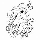 Cute Koala Coloring Pages sketch template