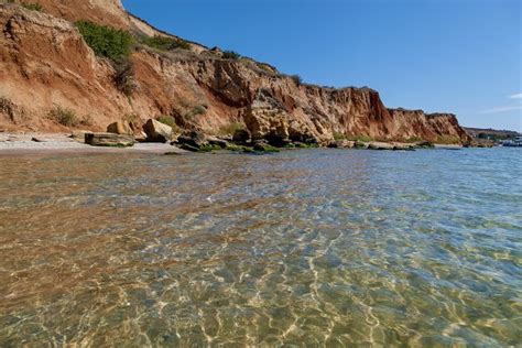 Rocky Black Sea Coast Odessa Ukraine | High-Quality Nature Stock Photos ~ Creative Market