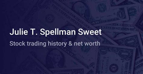 Julie T. Spellman Sweet Net Worth (2024) | wallmine