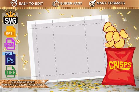 Free Template Printable Chip Bag Template