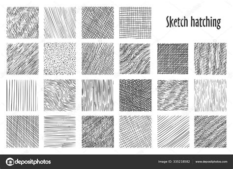 Sketch hatching abstract pattern backgrounds Stock Vector Image by ...