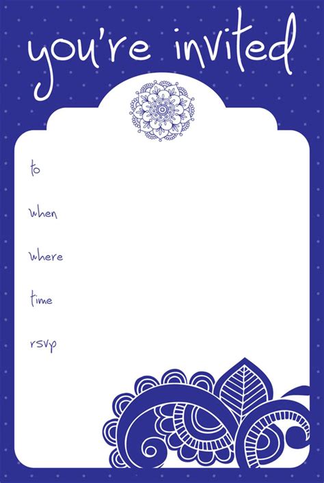 Printable Invitation Cards