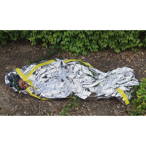 Emergency Survival Mylar Sleeping Bag 84'' x 36'' - Emergency Blankets, Mylar Sleeping Bags Cots