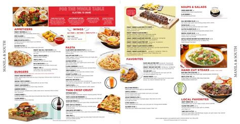 TGI FRIDAYS MENU PHILIPPINES & UPDATED PRICES 2024