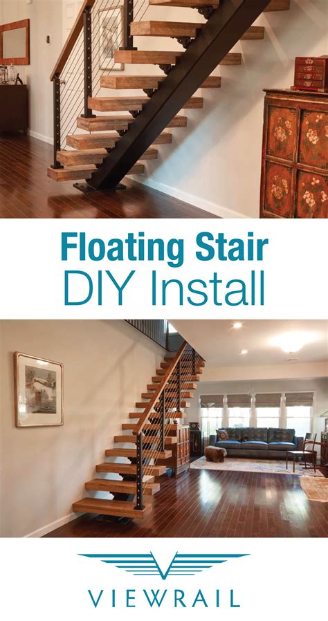 Floating Stair DIY Install | Diy stairs, Floating stairs, Diy installation