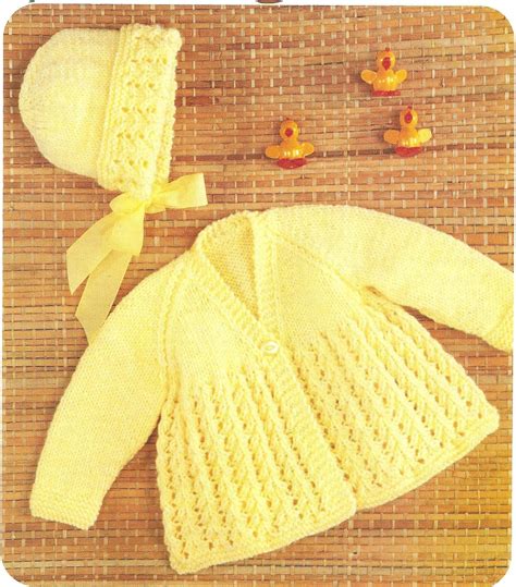 Free Knitting Pattern For Baby Matinee Jacket at Ruth Crow blog