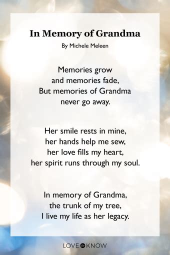 Funeral Poems For Grandma From Granddaughter - Infoupdate.org