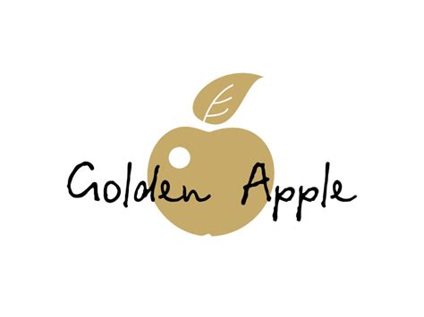 Golden Apple Logo PNG Transparent & SVG Vector - Freebie Supply