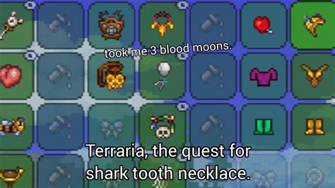 Terraria - Hunt for Shark tooth necklace. - YouTube