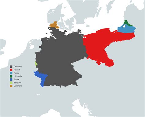 German empire territory in Present : r/MapChart