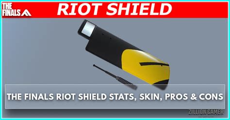 Riot Shield Guide in The Finals Stats, Skins, Pros & Cons