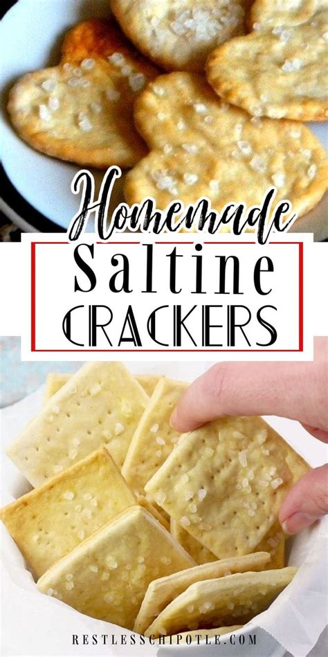 Saltine Cracker Recipe (Soda Crackers) | Recipe | Homemade crackers ...