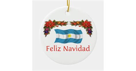 Argentina Christmas Ceramic Ornament | Zazzle