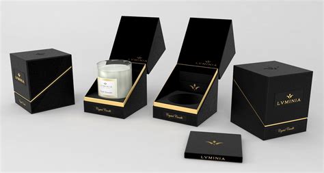 Clean elegant luxury candle box - simple & sophisticated | Other packaging or label contest ...