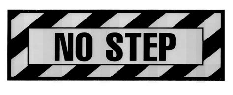 "No Step" Sticker - Aviator's Attic