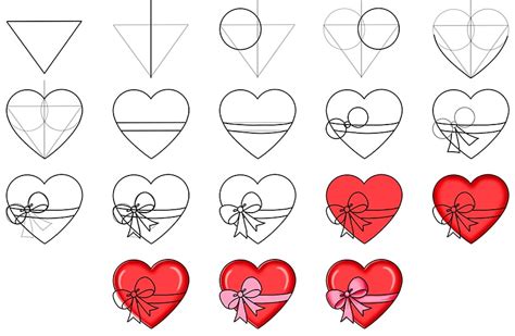 How To Draw A Heart Step By - Intelligencesupply16