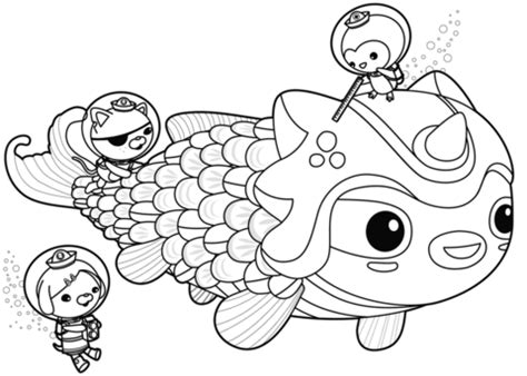 The Octonauts Meet Dunkie coloring page | Free Printable Coloring Pages