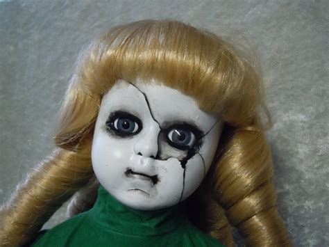 Cracked Face Creepy Doll 47 Dark Art Horror Collectible Day