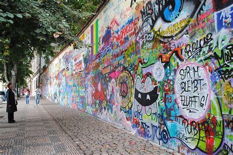 John Lennon Wall, Prague, places of interest, czech republic, city trip ...