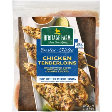 Heritage Farm Frozen Raw Boneless Skinless Chicken, 40 oz - Pick ‘n Save