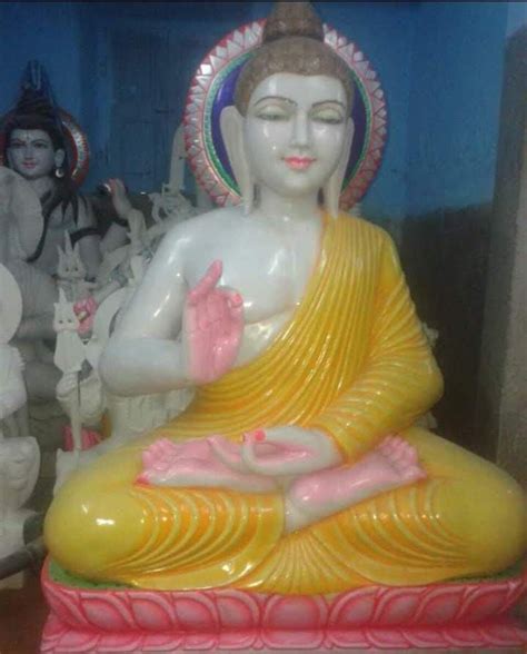 Marble Buddha Statue, For Interior Decor, Size In Feet : Custom at Best Price in Jodhpur