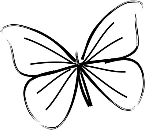 Butterfly Design Clipart simple 4 - 3300 X 2962 | Dumielauxepices.net ...