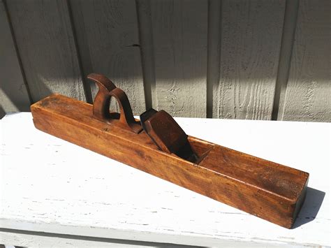 Antique Wooden Screw Arm Plough Plane Woodworking Tool - Circa 1850s ...