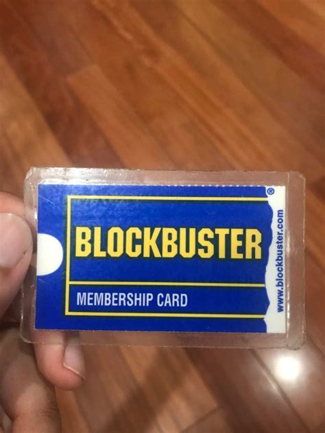 Blockbuster Membership Card 2005