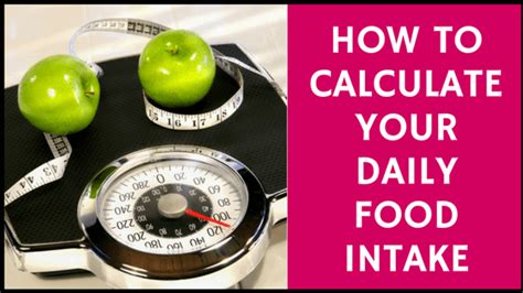 How To Calculate Your Daily Calorie Intake - Eat The Right Amount For YOUR Body!