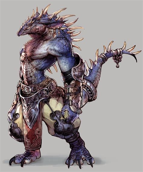 Lizardman | Concept art characters, Fantasy characters, Character art