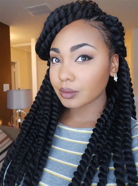 Thick braids | Crochet box braids, Crochet hair styles, Cool braid ...