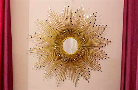 SUNBURST MIRROR WALL DECOR