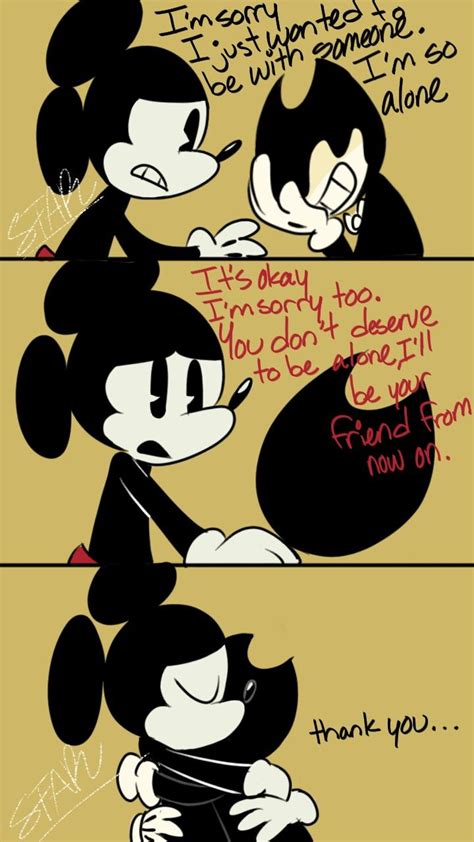 Bendy And Mickey Mouse Comic - Michael Arntz