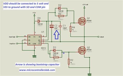 IR2110 Mosfet Driver Pinout, Examples, Applications and How to use ...