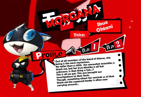 Persona 5 Character Profile: Morgana - Persona Central