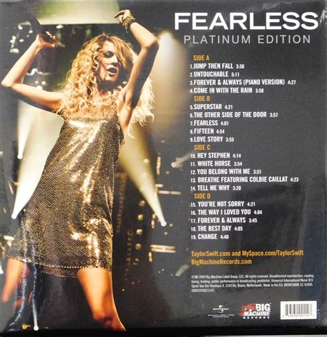 Fearless (Platinum Edition) | Just for the Record