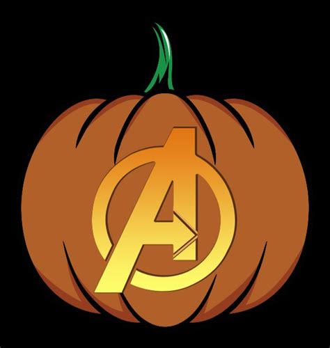 Avengers Pumpkin Carving Stencils