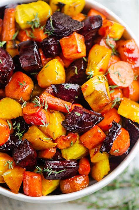 Honey Roasted Beets & Carrots