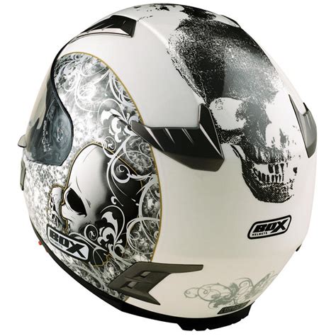 Box BZ-1 Skull Motorcycle Helmet - Full Face Helmets - Ghostbikes.com