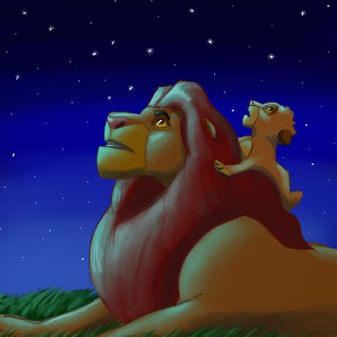 The Lion King - Mufasa and Simba by KaiVenturaArt on DeviantArt