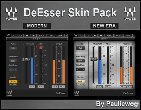 Download Waves DeEsser Modern & New Era Skin By Pauliewog » AudioZ