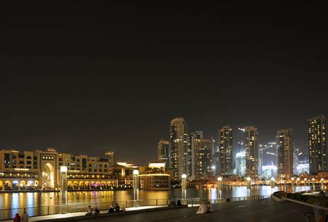 Night view from Dobai Fountain