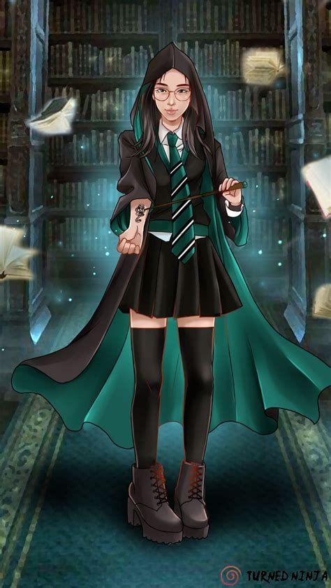 Harry Potter Custom Drawing - The strongest female wizard from The Slytherin | Female wizard ...